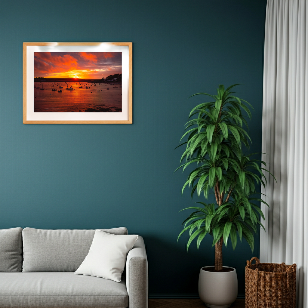 Rock, Cornwall at Sunset Landscape - Print or in a Frame