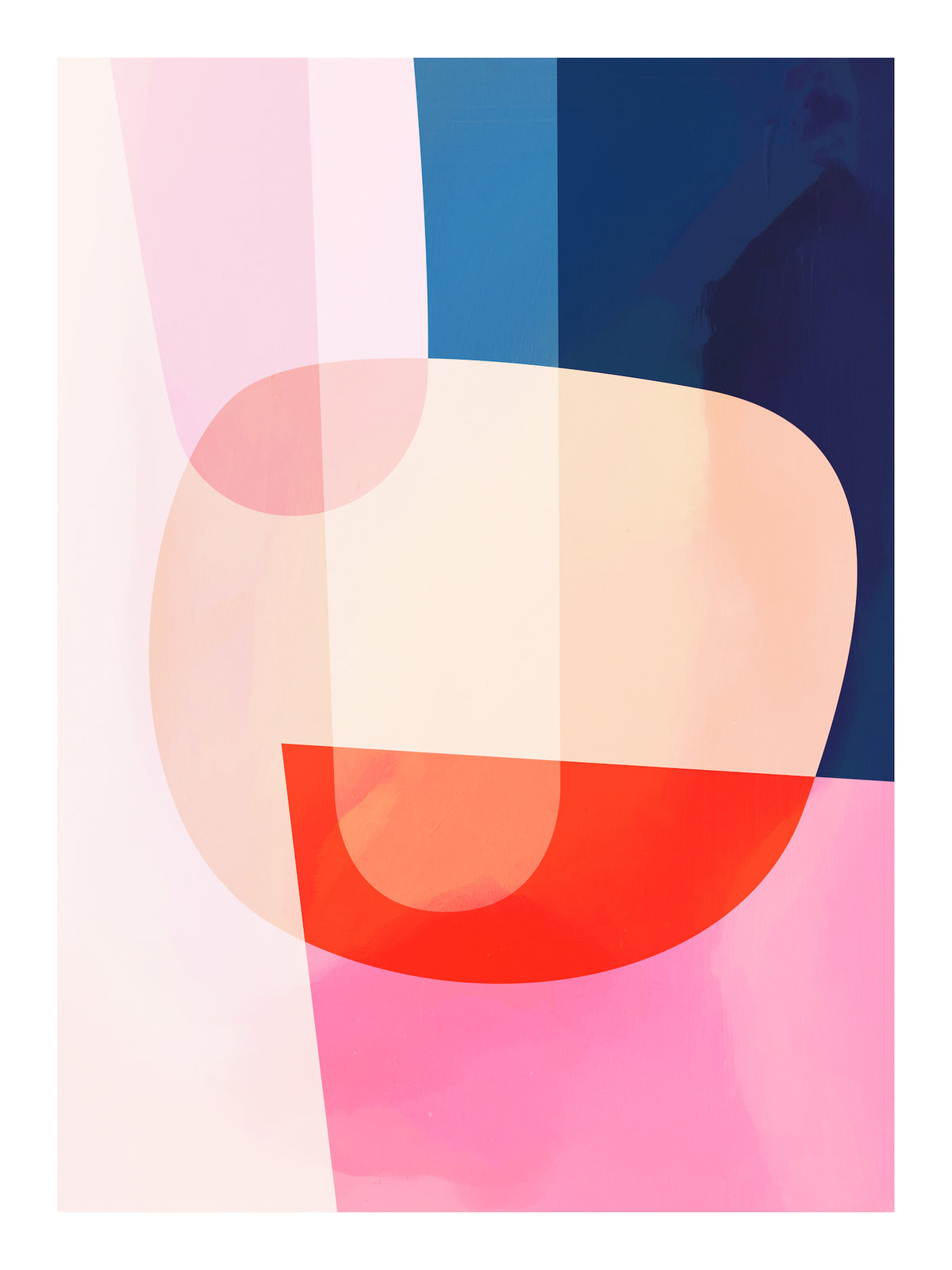 A4 Abstract Pink Design