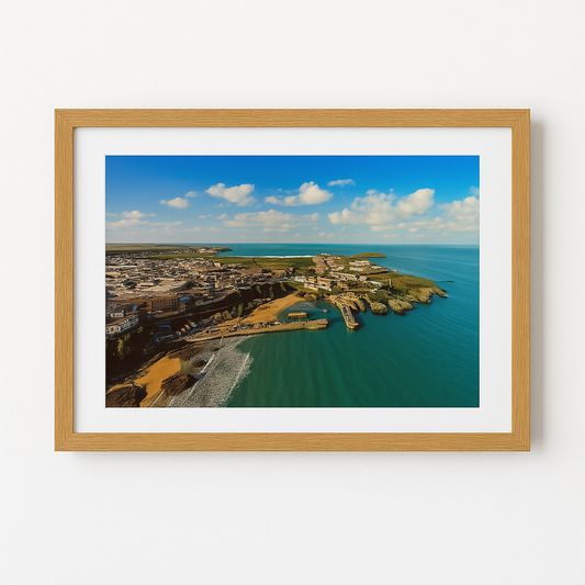 Newquay Harbour Landscape - Print or in a Frame