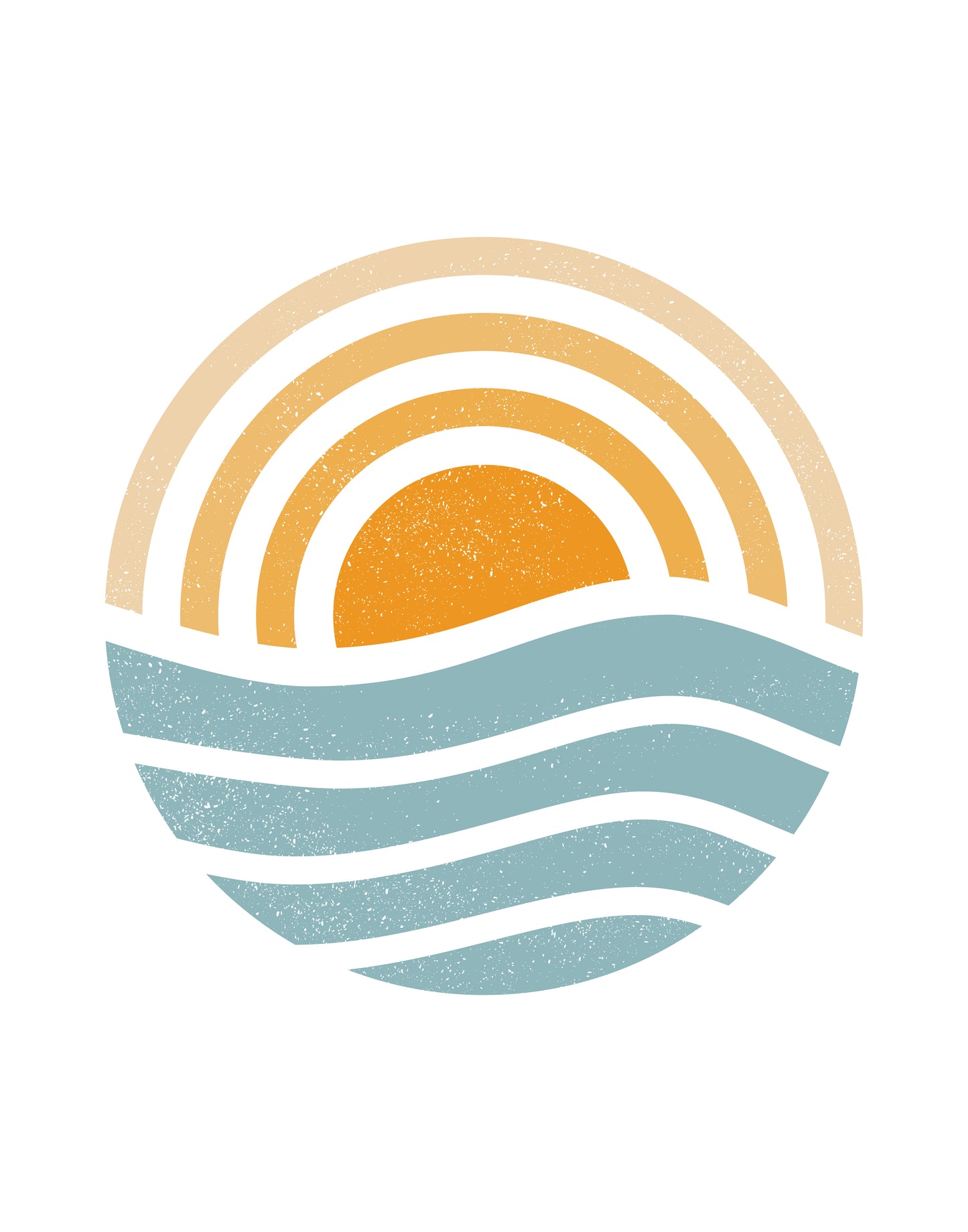 A4 Sunset and Ocean Design