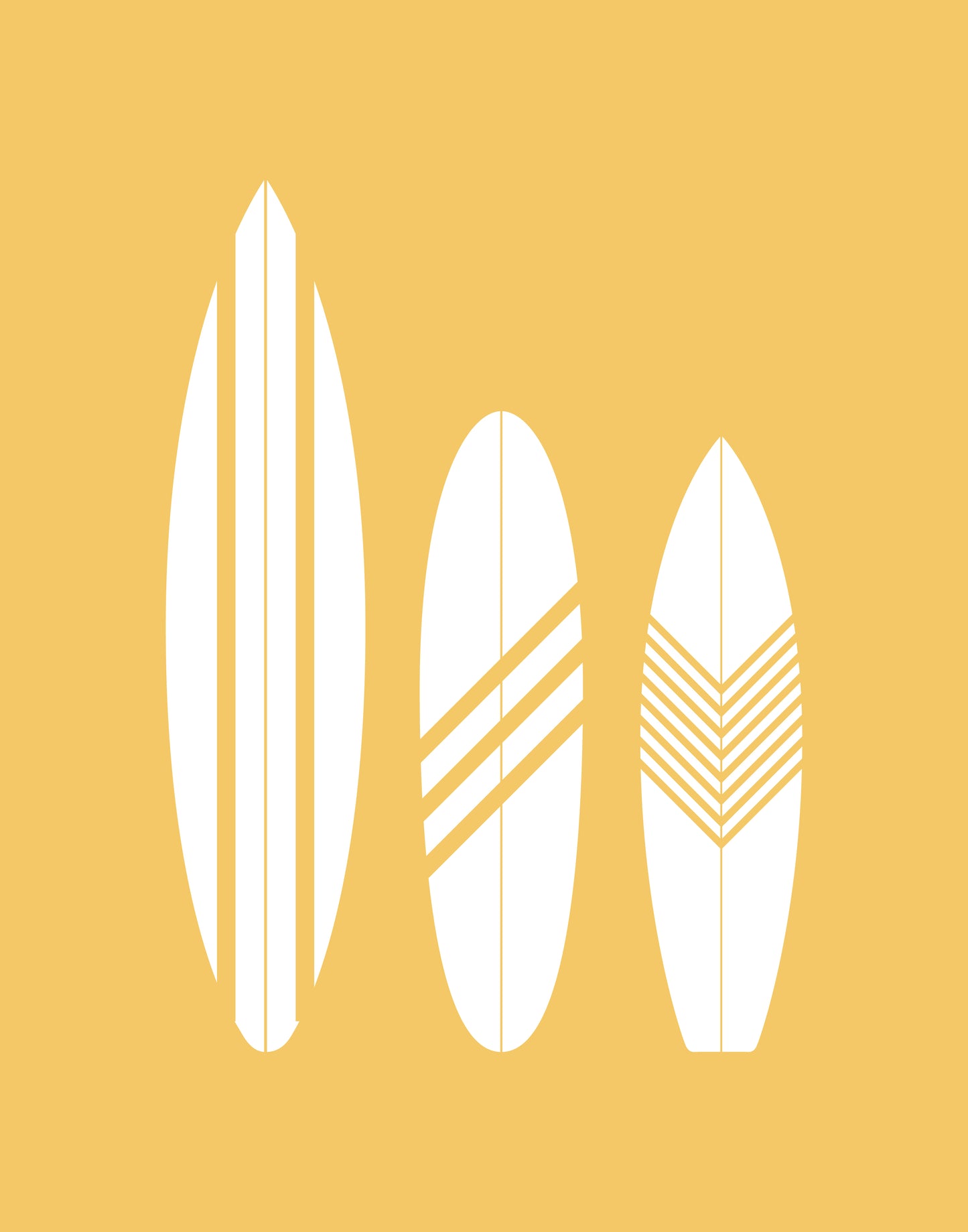 A4 Yellow Surfboards