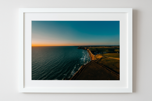 Watergate Bay Sunset Drone Landscape - Print or in a Frame