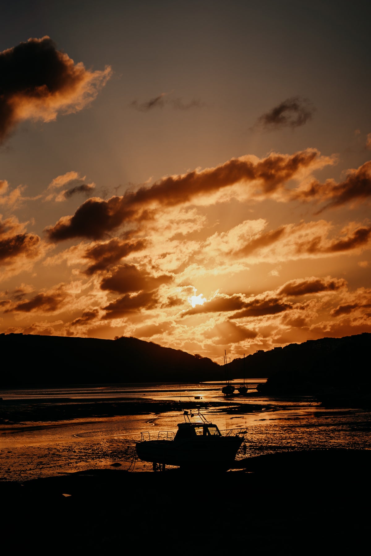 Gannel Boats Portrait - Print or in a Frame