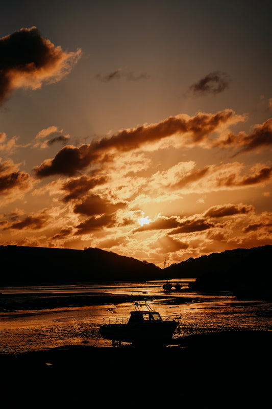 Gannel Boats Portrait - Print or in a Frame