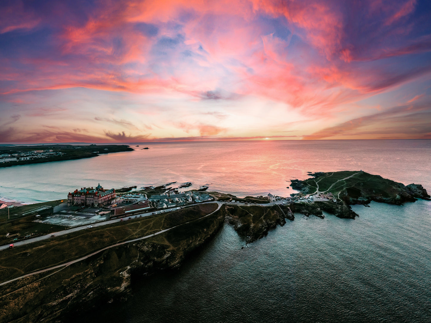 Headland Sunset Landscape