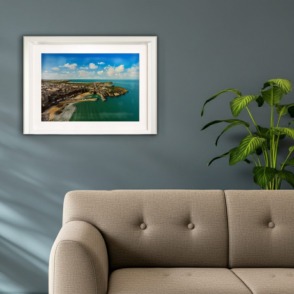 Newquay Harbour Landscape - Print or in a Frame