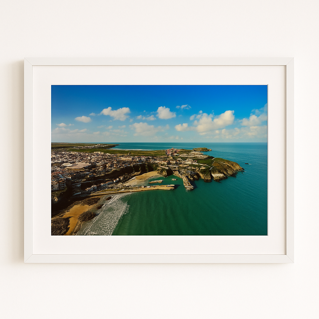 Newquay Harbour Landscape - Print or in a Frame