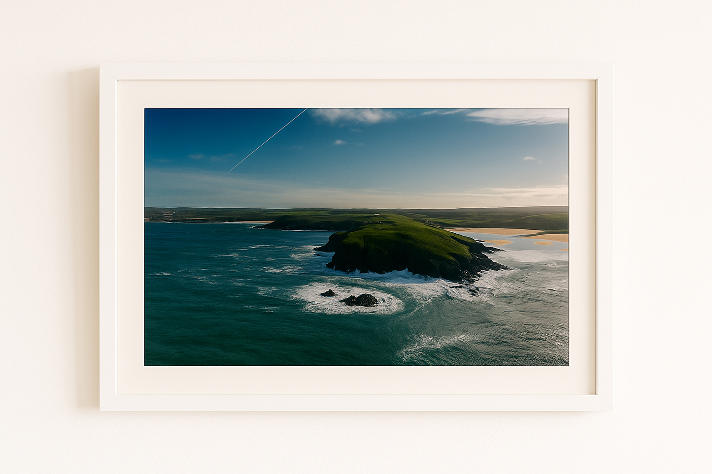 Pentire Head Newquay, Drone Landscape - Print or in a Frame