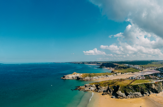 Trevelgue Head - Newquay, Cornwall, Drone Landscape - Print or in a Frame
