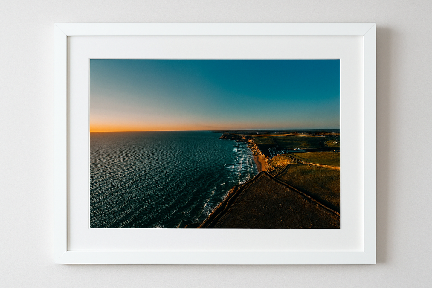 Watergate Bay Sunset Drone Landscape - Print or in a Frame