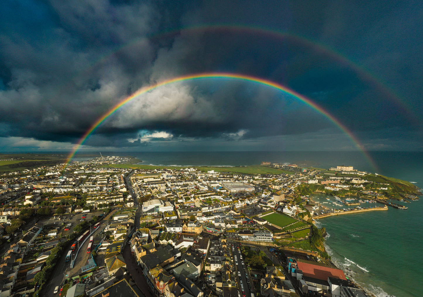 Newquay Rainbows Landscape