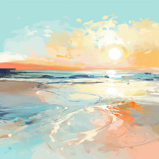 Abstract Beach Painting 4