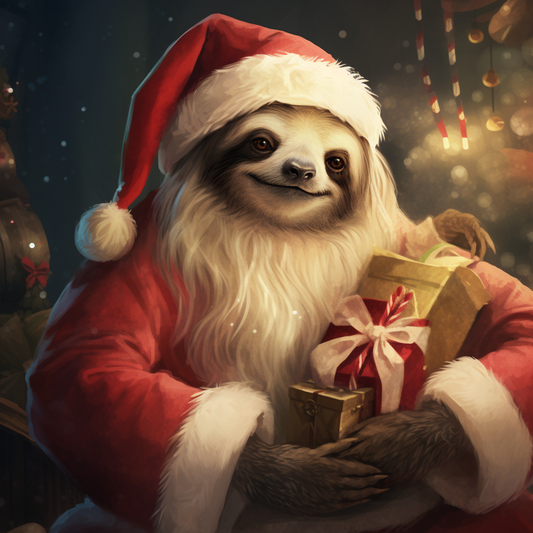 Santa Sloth 1