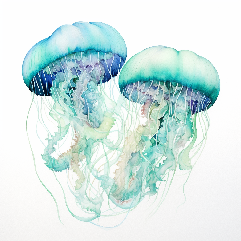 Watercolour Jellyfish
