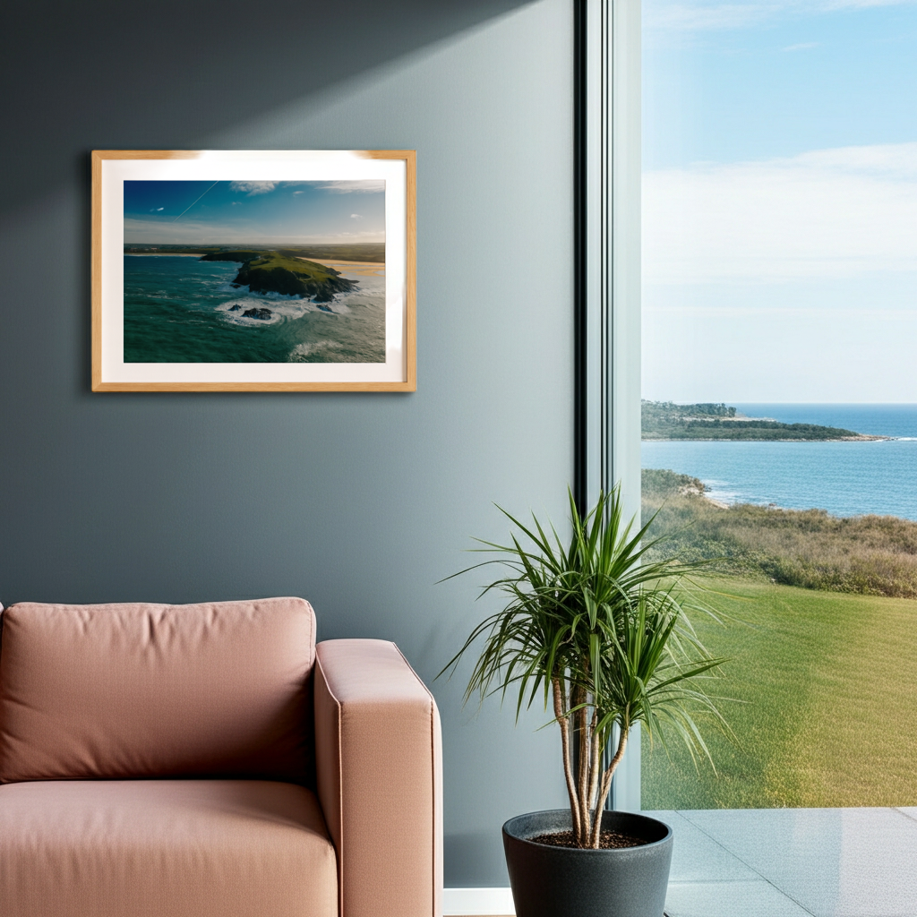 Pentire Head Newquay, Drone Landscape - Print or in a Frame